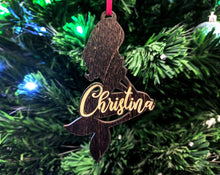 CHRISTMAS ORNAMENTS Mermaid Christmas Ornament Personalized Customized Wood Mermaid Decor Birthday Christmas Party Gift for Women Girls Love Mermaids at Heart