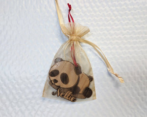 CHRISTMAS ORNAMENTS Panda Bear Baby Shower for Her Gift Idea Baby Sister Brother Christmas Ornament Present for Panda Lover Mom Dad Birthday Holiday Gifts