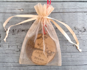 CHRISTMAS ORNAMENTS Personalized BABY Love Bird Nest Egg Ornament Expecting Born Pregnacy Christmas Gift Expectant Mother Father Couple for New Parent Mom Dad
