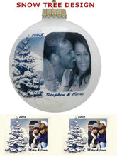 CHRISTMAS ORNAMENTS Personalized Glass Photo Ball Ornament