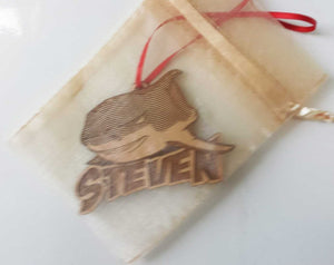CHRISTMAS ORNAMENTS Personalized Shark with Teeth Fin Christmas Ornament for Kids Boys Dad Toy Cute Customized with Name Christmas Party Decor Gift Idea