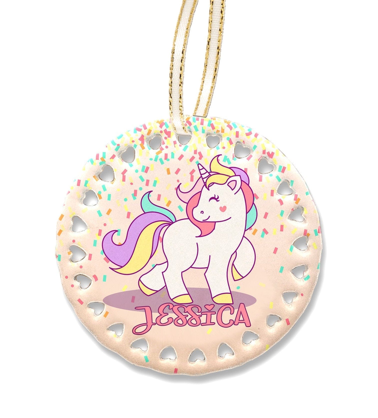 CHRISTMAS ORNAMENTS Personalized Unicorn Christmas Ornament Customized with Name Christmas Gifts Kids Girls Christmas Tree Decor Cute Unicorn Party Gift Idea