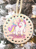 CHRISTMAS ORNAMENTS Personalized Unicorn Christmas Ornament Customized with Name Christmas Gifts Kids Girls Christmas Tree Decor Cute Unicorn Party Gift Idea
