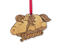 CHRISTMAS ORNAMENTS Rustic Horse Country Western Equestrian Decoration Wooden Animal Horses Charm Christmas Ornament Hanger Custom Etched Gift for Best Friend
