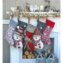 CHRISTMAS STOCKINGS Children's Snowman Personalized Stockings Burgundy Grey Cozy Winter Christmas Stockings for Kids Burgundy Red Gray Snowman Holiday Stockings