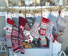 CHRISTMAS STOCKINGS Children's Snowman Personalized Stockings Burgundy Grey Cozy Winter Christmas Stockings for Kids Burgundy Red Gray Snowman Holiday Stockings