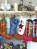 CHRISTMAS STOCKINGS Cowboy Boot Christmas Stockings Country Western Personalized with Embroidered Names or Monogram for Cowboys or Cowgirls