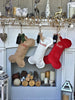 CHRISTMAS STOCKINGS Dog Bone Christmas Stockings Christmas Decor Embroidered Personalized Holiday Pet with Bone Customized Embroidered with Dog's Name