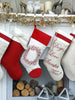 CHRISTMAS STOCKINGS Linen Christmas Stockings Dog Stocking Cat Rustic Chic Embroidered Personalized Holiday Modern Pet Paw Bone Fish Cuff Designer Names