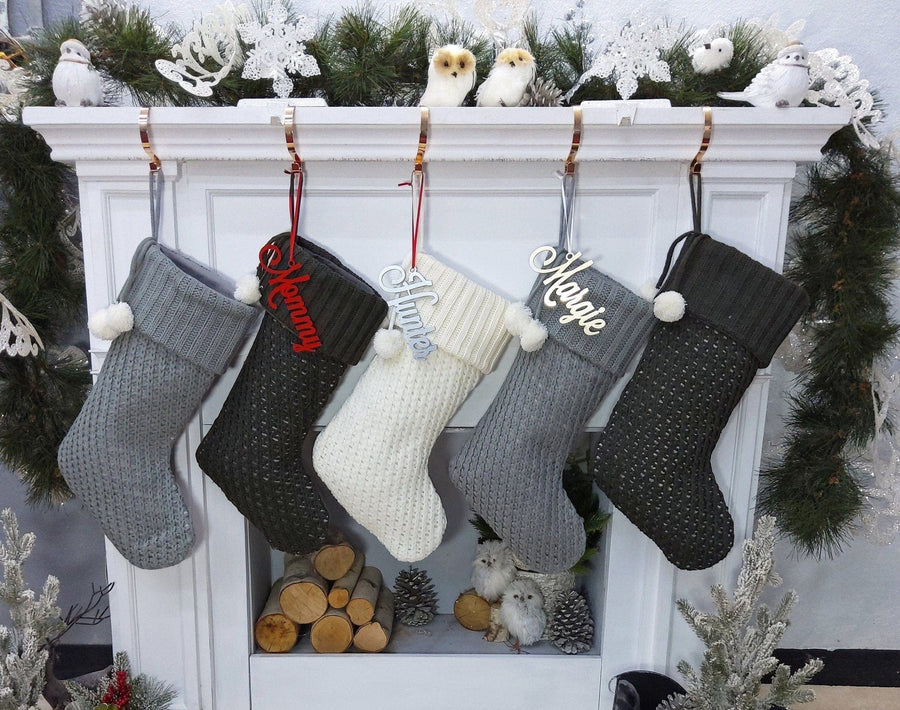 Custom Knitted Christmas Stockings