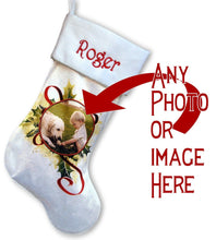 CHRISTMAS STOCKINGS Photo Christmas Stocking - Free personalization