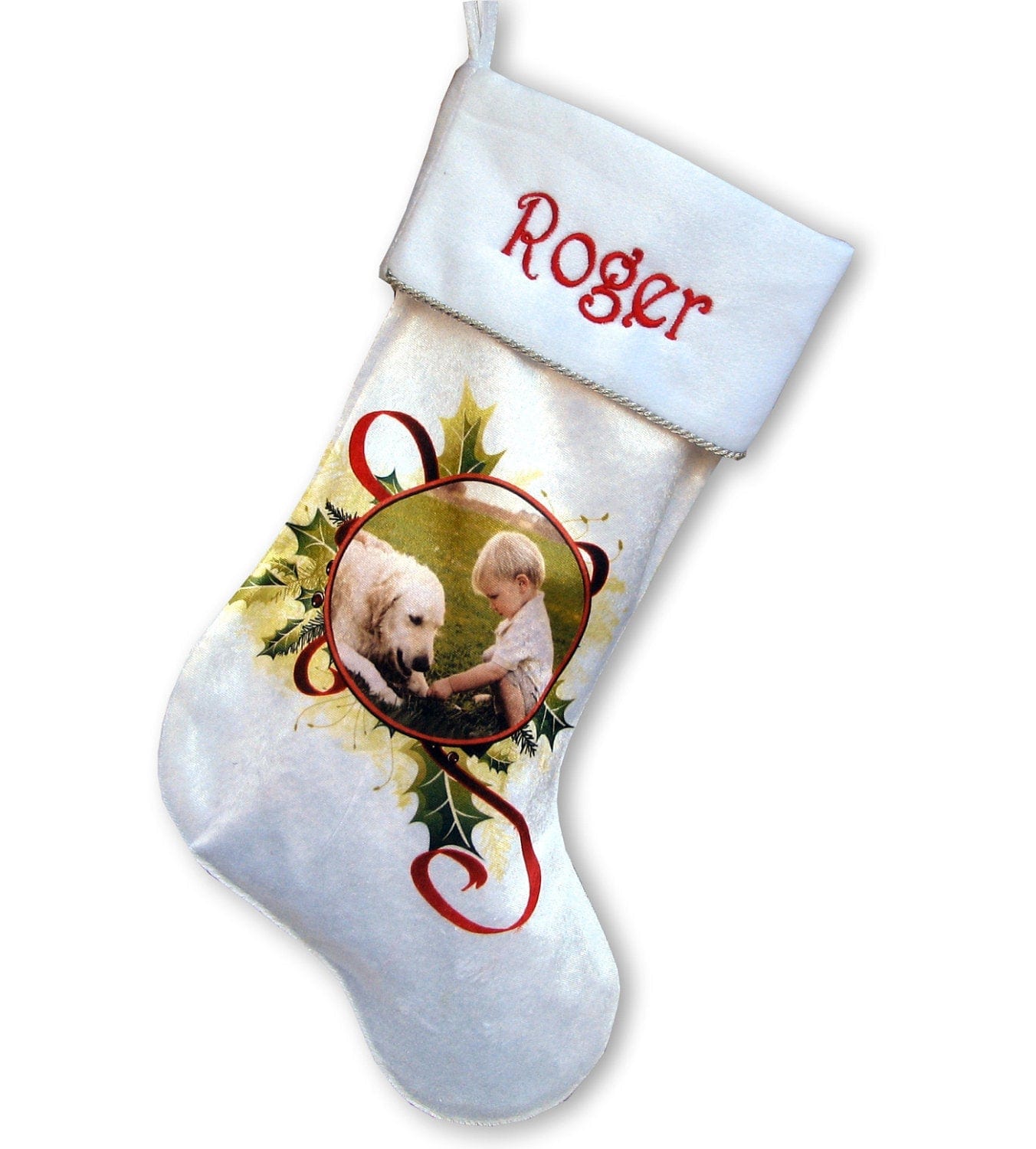 CHRISTMAS STOCKINGS Photo Christmas Stocking - Free personalization