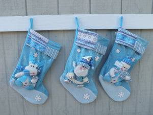 CHRISTMAS STOCKINGS Winter Wonderland Free Personalized Stockings