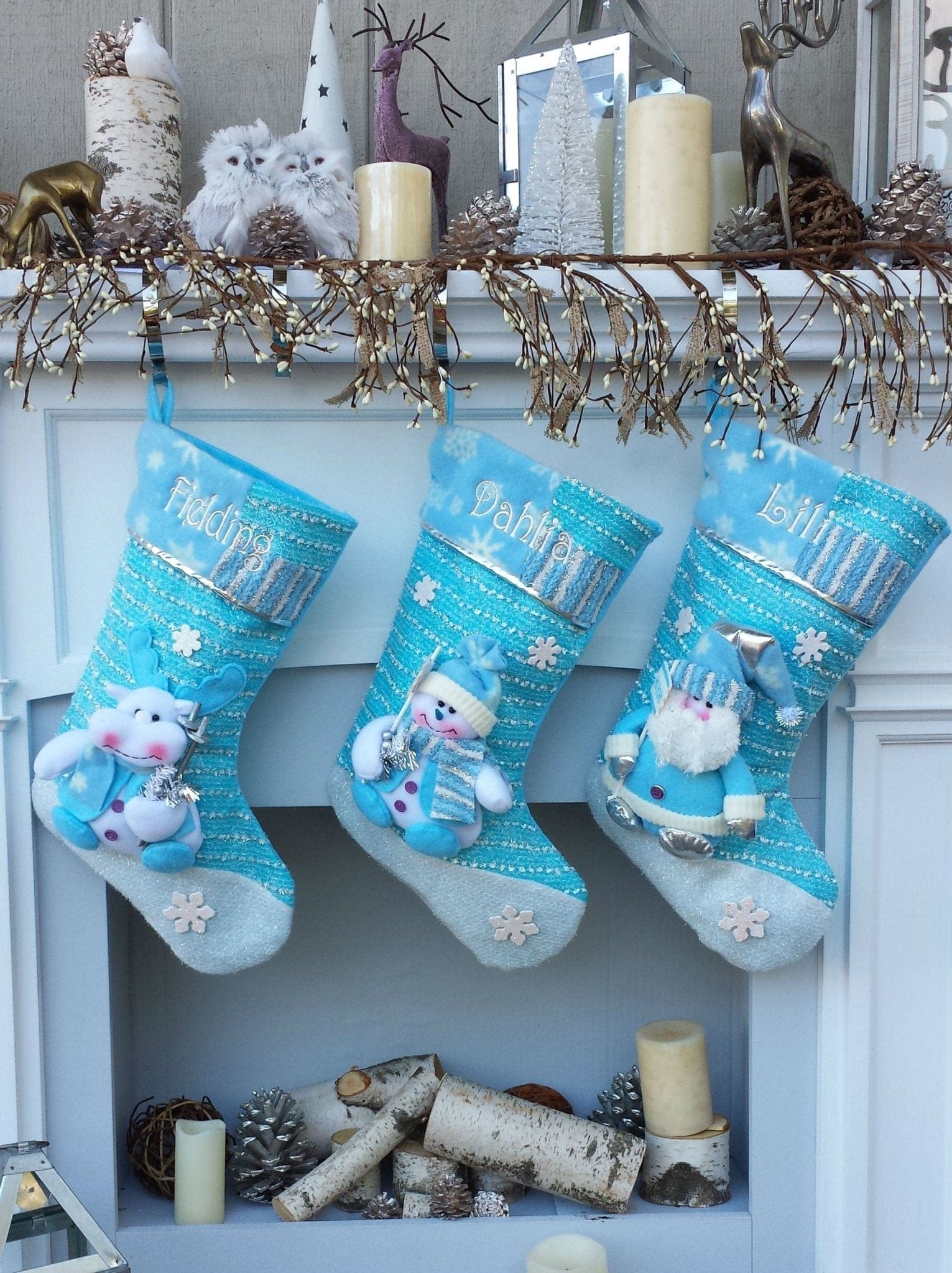 CHRISTMAS STOCKINGS Winter Wonderland Free Personalized Stockings