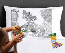 FOR KIDS & BABIES Coloring Pillowcase Mermaid Bedding Child Better then Adult Coloring Book Color in your Own Birthday Christmas Gift for Kids Sleepover Party