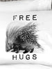 COUPLES GIFTS FREE HUGS Porcupine Pillow Case  for him for her Couple Love Nerdy Geeky Funny