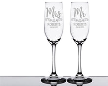 COUPLES GIFTS New Mr. and Mrs. Celebratory Champagne Glasses Grandma Grandpa Personalized 50th Wedding Anniversary Decorations Bride Groom Party Favors