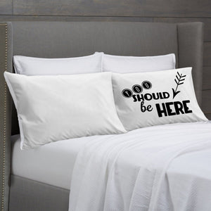COUPLES GIFTS You SHOULD be HERE Long Distance Relationship Pillowcase  Love Note