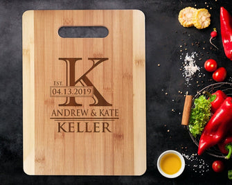 Custom Cutting Boards Custom Newly Engaged Gift We Got Married Housewarming Party Decoration Personalize Kitchen Cutting Board Sister Gift Idea for House Decor