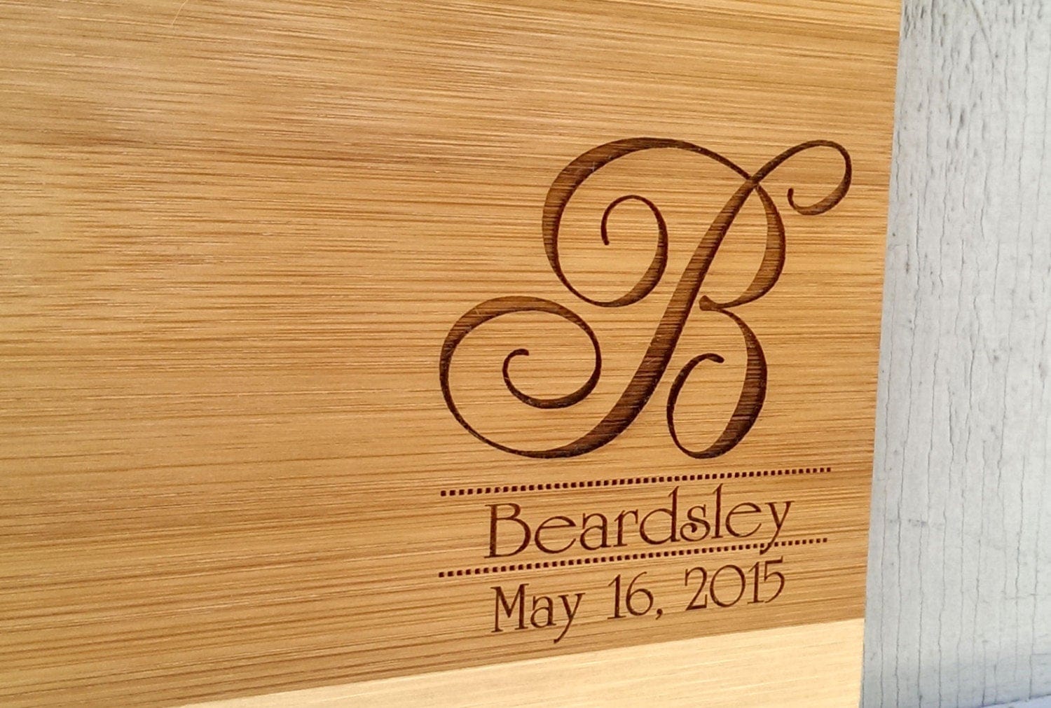 Custom Cutting Boards Monogram Personalized With Name Cutting Board Present Gift Idea for Wedding, Anniversary, Newlyweds, Engagement, Christmas, Couples, Bride