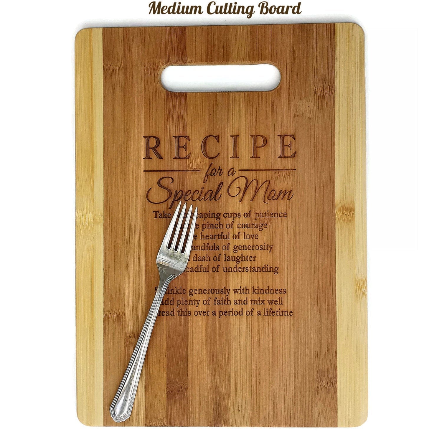 Custom Cutting Boards Mothers Gift Personalized Recipe for a Special Mom Custom Cutting Board Gift for Mom Mommy Birthday Mother's Day Christmas Gift from kids