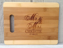 Custom Cutting Boards Mr Mrs Couple Personalized Cutting Board Laser Engraved Bamboo Cutting Board For Wedding Gift Anniversary Gift Couples First Christmas gift