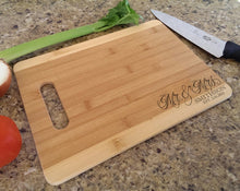 Custom Cutting Boards Mr Mrs Personalized Cutting Board Laser Engraved Christmas Gift for Couple, Mom, Wedding, Newlyweds, Anniversary, Engagement, Bridal Shower