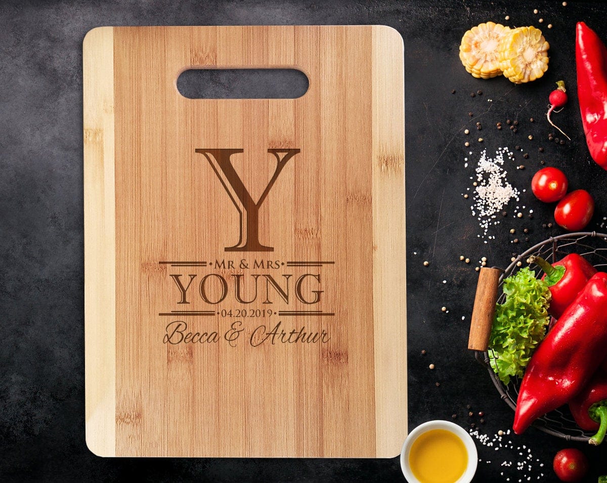 Custom Cutting Boards Newly Engaged Gift Personalize Cutting Board Kitchen Decor Cute Couple We Got Married Mr. and Mrs. Bridal Shower Favors Bride Groom Gifts