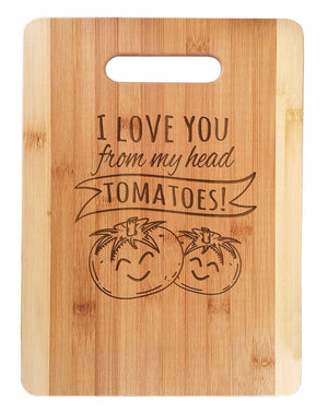 Custom Cutting Boards Personalize Kitchen Cutting Board Funny Gag Tomatoes Quote Mom Birthday Gift from Daughter Mother Day Gift from Son Cute Saying for Wife
