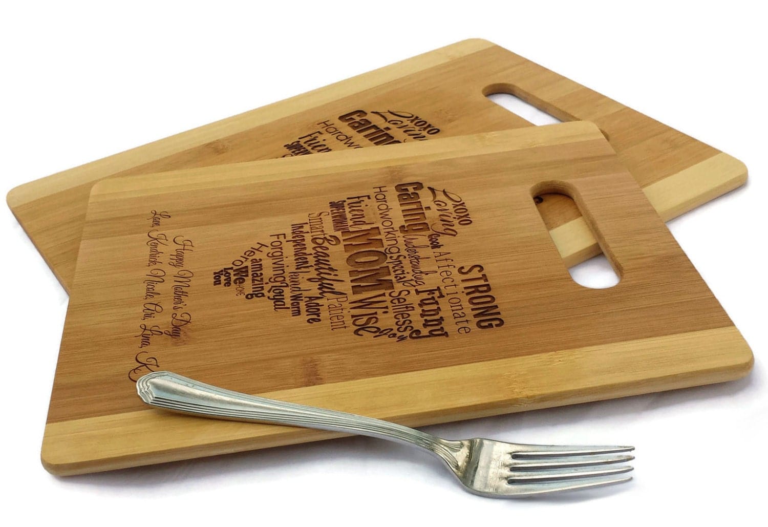 Custom Cutting Boards Personalized We Love You Mom Mothers Day Recipe Engraved Cutting Board Mothers Day Gifts from Kids Gift for Mommy Birthday Gifts Home is Mom