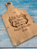 Custom Cutting Boards The Hunt is Over Rustic Paddle Engraved Cutting Board Personalize Country Wedding Gift for Newlyweds Cute Quote Married Wife Husband to Be