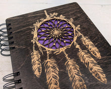 Custom Journals Dream Catcher Laser Cut Womens Sketchbook Sustainable Wood Travel Notepad Teen Diary Gift Wedding Planner Bridal Journal Graduation For Kids