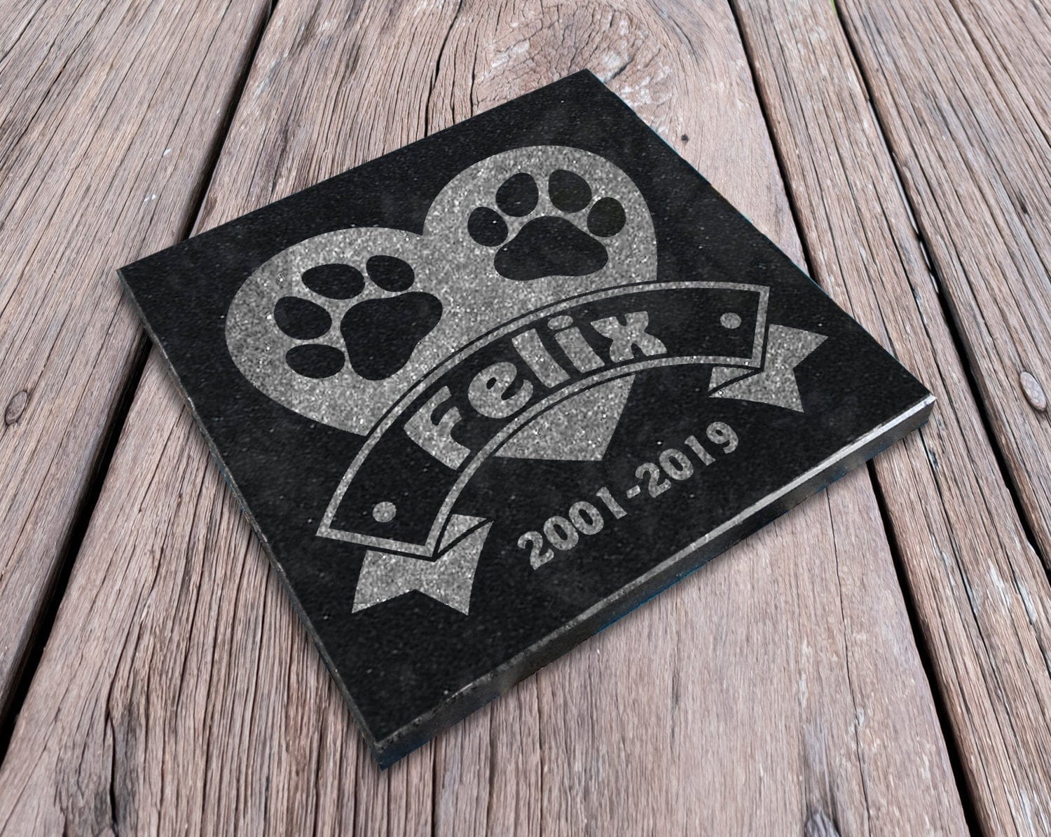 Custom Memorials Celebration of Life Dog Cat | Memorial Plaque