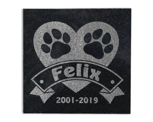Custom Memorials Celebration of Life Dog Cat | Memorial Plaque