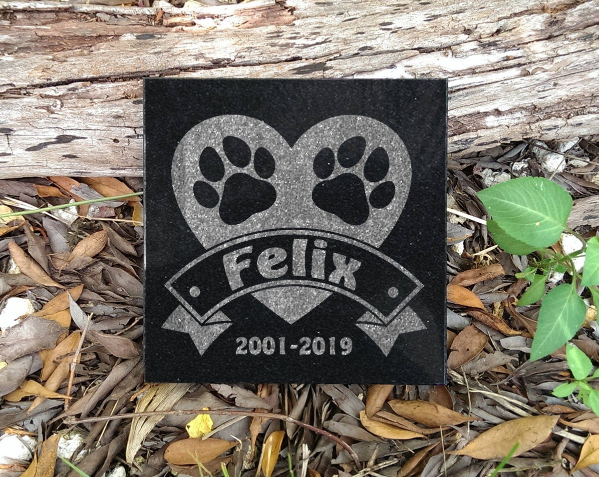 Custom Memorials Celebration of Life Dog Cat | Memorial Plaque