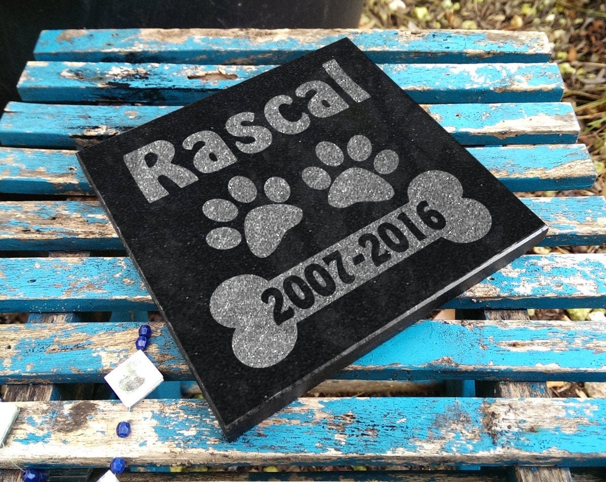 Custom Memorials Dog Bone | Memorial Stone