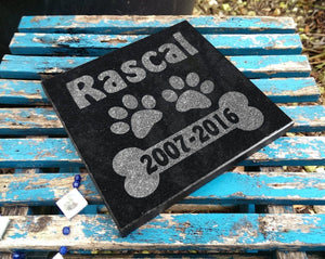 Custom Memorials Dog Bone | Memorial Stone
