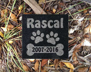 Custom Memorials Dog Bone | Memorial Stone