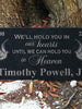 Custom Memorials Dove or Cross | Memorial Plaque