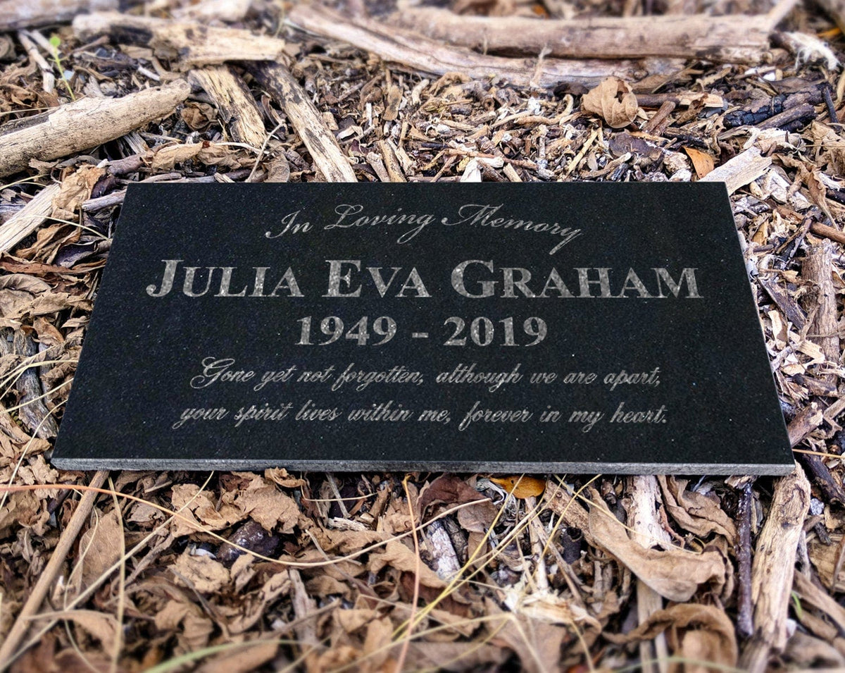 Custom Memorials Fancy Motif or In Loving Memory | Memorial Stone