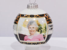 Custom Memorials Memorial Christmas Ornament | Photo Ball