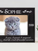 Custom Memorials Personalized Cat Pet Picture Frame Engraved Pet Loss Memorial Plaque In Loving Memory Cats Sympathy Mom Dad Sister Brother Thoughful Gift