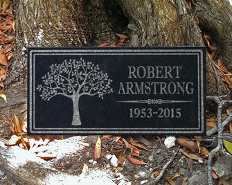 Custom Memorials WITHOUT QUOTE Tree of Life | Memorial Stone