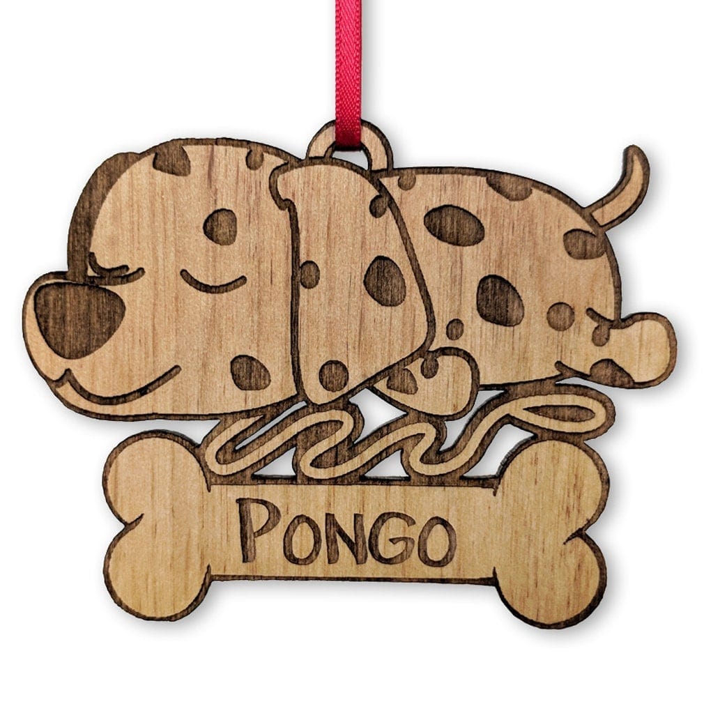 PET GIFTS Dalmatian Custom Ornament for Dog Bone Gift for New Pet Best Friend National Dog Day Present Idea for Pet Owners Birthday Gift for Husband