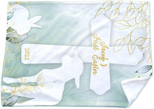 EASTER First Easter Baby Gift Girl Boy Personalized Baby Blanket Custom Cross Christian Lamb Bunny Blanket Personalized Religious Baby Gift