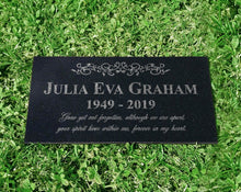Custom Memorials Fancy Motif or In Loving Memory | Memorial Stone