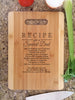 Custom Cutting Boards Father DAD Gifts Personalized Recipe for a Special Dad Custom Cutting Board Personalized Christmas Gift for Daddy Father Papa from son kids
