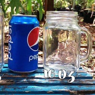FOR DAD & GRANDPA 16 Oz New Grandpa Since Design Gift Idea Laser Engraved Mason Jar Personalized for Grandpa, Grandfather, Papa from Son, Daughter, Grandkids