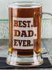 FOR DAD & GRANDPA Best DAD Ever Fathers Day 16 Oz  Beer Mug Engraved Father's Day Gift Idea Personalized Drinking Glass Etched Gift for Dad Birthday