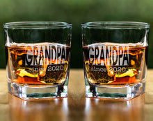 FOR DAD & GRANDPA Custom Engraved One Whiskey Best Dad Birthday Gift for Brother from Sister Bachelor Party Decorations for Young Men Women Scotch Rock Glass